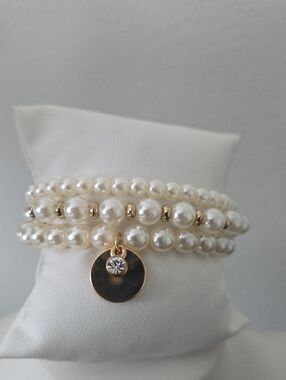 Paparazzi Peael Professional Gold Bracelet NWT